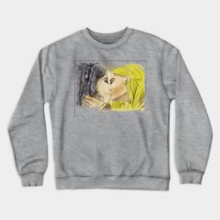 Deanoru: a surprise kiss Crewneck Sweatshirt